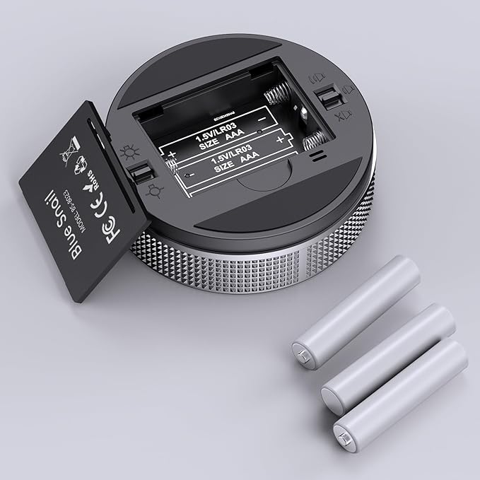 BlueSnail Kitchen Timer with LED Digital Display Smart Efficana for Home Classroom Gym Office, Volume and Brightness Adjustable Productivity Timer (Silvery)